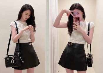 Cách phối đồ công sở nữ cùng chân váy chữ A